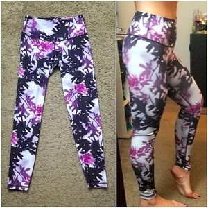 Old Navy purple pink athletic leggings medium
